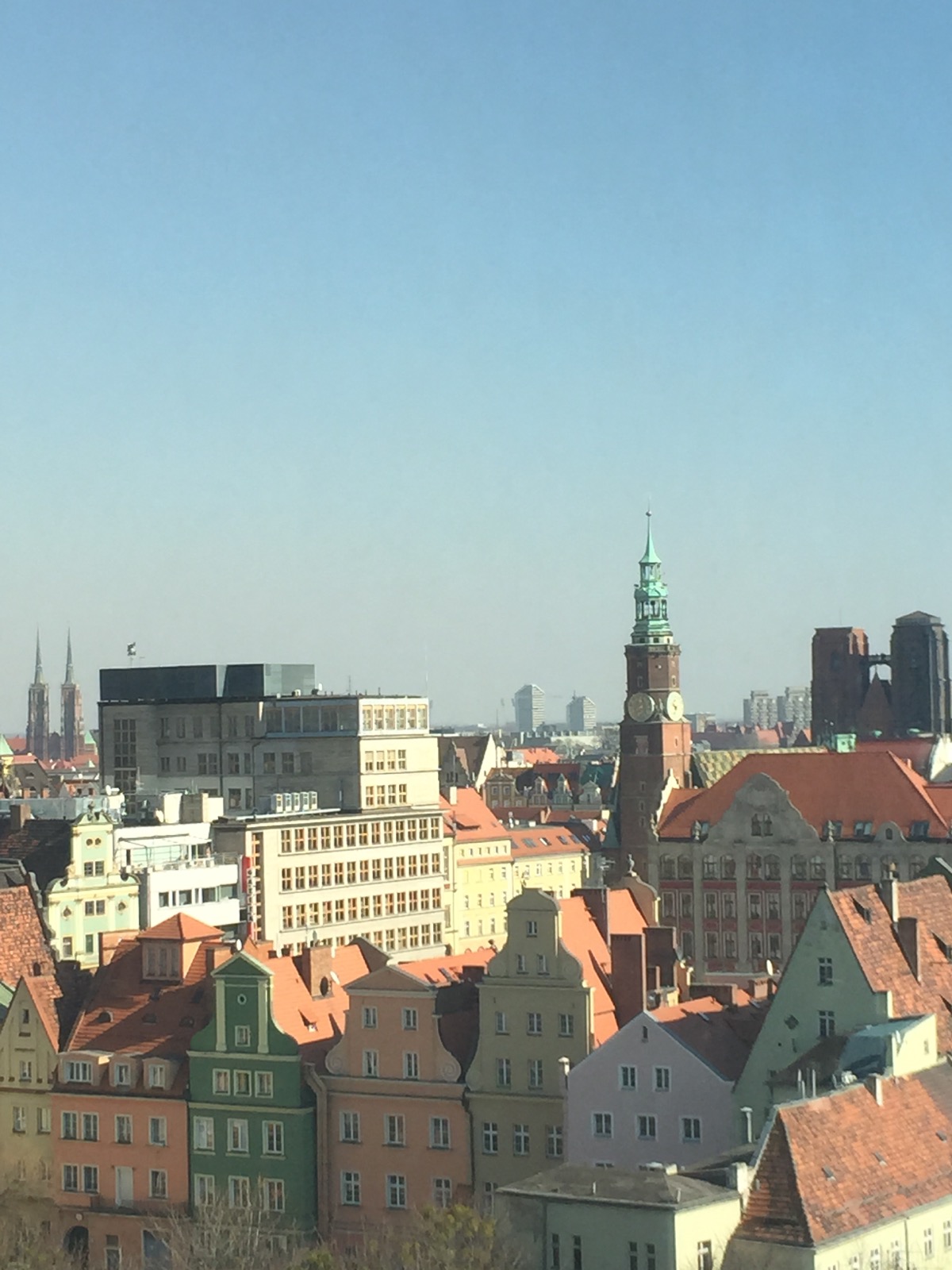 Wratislavia Tower widok z okien2